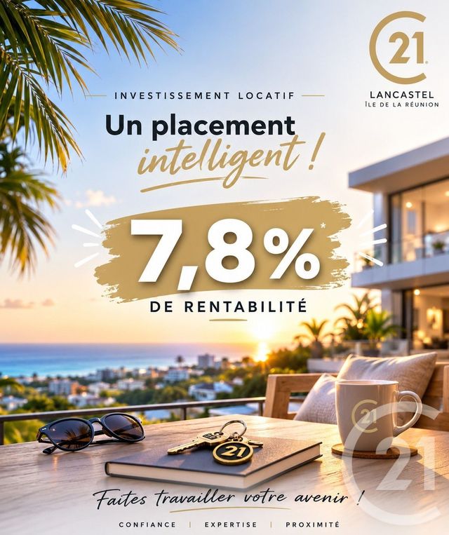 Appartement F2 à vendre ST DENIS